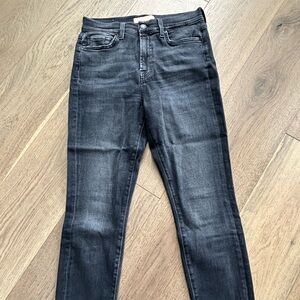 7 For All Mankind Black Skinny Jeans